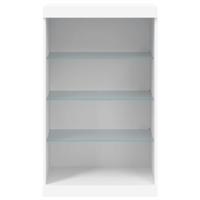 Dressoir met LED-verlichting 60,5x37x100 cm wit - thumbnail