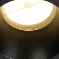 QAZQA Moderne inbouwspot zwart AR70 IP44 - Dept - thumbnail