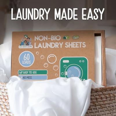 Eco Green Living Wasstrips parfumvrij - 60 stuks Eco Green Living Wasstrips parfumvrij - 60 stuks