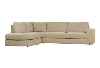 vtwonen Hoekbank 'Family' Links, Woven, kleur Zand