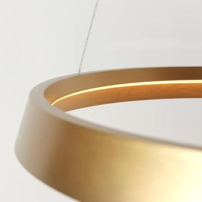 Steinhauer Strakke hanglampRinglux goud Ø 60cm - 3692GO