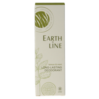 Earth Line Long lasting deodorant lemon & mint 50 Milliliter - thumbnail
