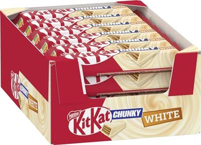 KITKAT Chunky White 24 x 40 g bij Jumbo KITKAT Chunky White 24 x 40 g bij Jumbo