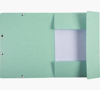 Elastomap Exacompta aquarel A4 3 kleppen 400gr glanskarton groen | 5 stuks - thumbnail