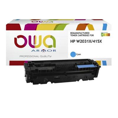 Tonercartridge OWA alternatief tbv HP W2031X blauw