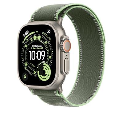 Apple Watch Band - Trail Loop - 49 mm - Groen/Neon - M/L