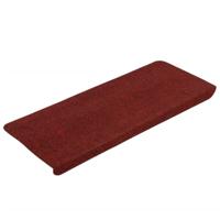 VidaXL Trapmatten zelfklevend 15 st 65x24,5x3,5 cm rood - thumbnail