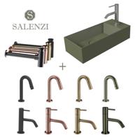 Salenzi Fonteinset Spy 45x20 cm Mat Legergroen - spy4520setmg - thumbnail