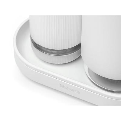 Brabantia SinkStyle Zeepdispenser Set Wit Brabantia SinkStyle Zeepdispenser Set Wit