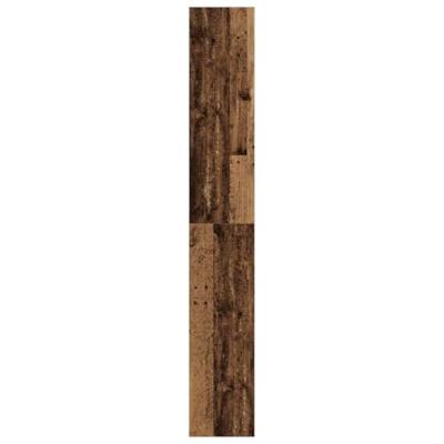 Boekenkast met plank Oud hout 80 x 30 x 198 cm Bewerkt hout