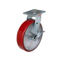 Zwenkwiel zwaarlast met rem 480 kg. 200 mm. - thumbnail