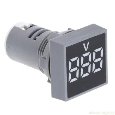 AD101-22VMS Mini AC 20-500V voltmeter vierkant paneel LED digitale spannings meter indicator (wit) AD101-22VMS Mini AC 20-500V voltmeter vierkant paneel LED digitale spannings meter indicator (wit)