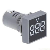 AD101-22VMS Mini AC 20-500V voltmeter vierkant paneel LED digitale spannings meter indicator (wit) - thumbnail