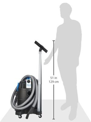 Aquaforte Vijverstofzuiger Nat & Droog - 1400W, 35L, Volautomatisch met Wieltjes en Accessoires - thumbnail