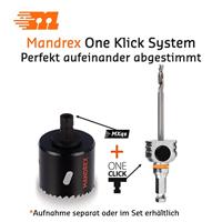 Gatzaag 105mm M3 45mm diep Mandrex Bi-metaal EasyXcut met Quick Adapter - thumbnail