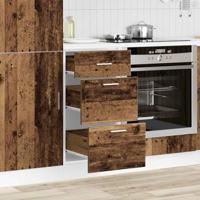 Onderkast Lyon 40x46x81,5 cm bewerkt hout oud houtkleurig - thumbnail