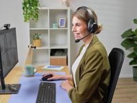 Trust Ayda Max Over-Ear Headset 3.5mm met Microfoon, Koptelefoon met Kabel van 1.8 m, 85% Gerecycled Plastic, Verstelbare Hoofdband, Headphones voor PC Computer Laptop Thuiswerken Teams Zoom, Zwart - thumbnail