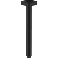 Hansgrohe plafondbevestiging S 300 mm, mat zwart - thumbnail