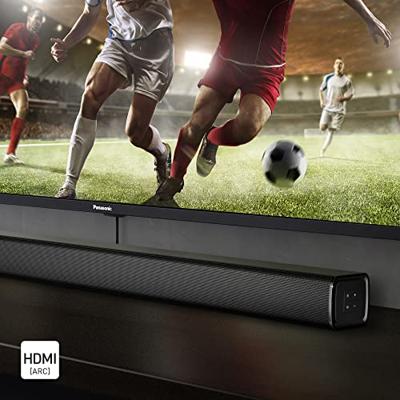 Panasonic SC-HTB100 Soundbar, 2.0 kanalen, HDMI, USB, wandmontage, 45 watt, Bluetooth, sterk geluid, ideaal voor tv