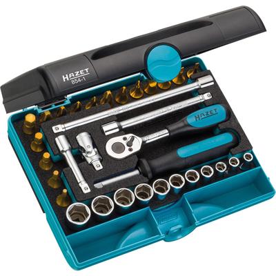 Hazet 854-1 Dopsleutelset Metrisch 1/4 (6.3 mm) 33-delig