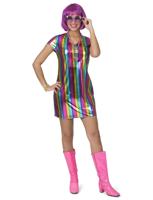 Regenboog Jurk Metallic - thumbnail