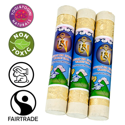 Wierook Tibetaans Om White Tara