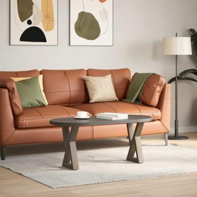 Salontafelpoten 2 st 38x(42-43,3) cm staal naturel