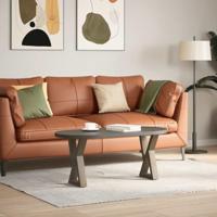 Salontafelpoten 2 st 38x(42-43,3) cm staal naturel - thumbnail