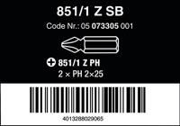 ZB BIT 851/1 2xPH 2X25 073305 - thumbnail