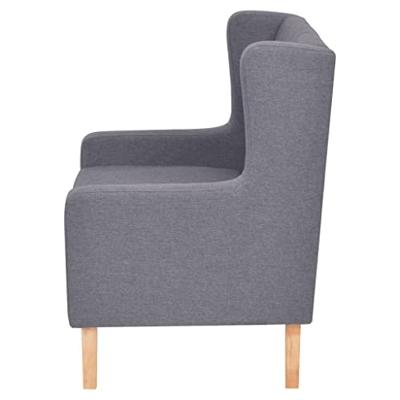 Fauteuil stof grijs