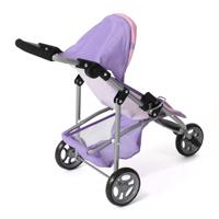 Poppenwagen Jogger Lola - Hearts Lila - thumbnail