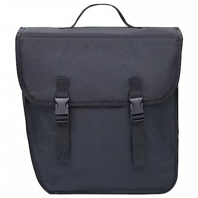 VidaXL Fietstas voor bagagedrager enkel waterdicht 21 l zwart - thumbnail