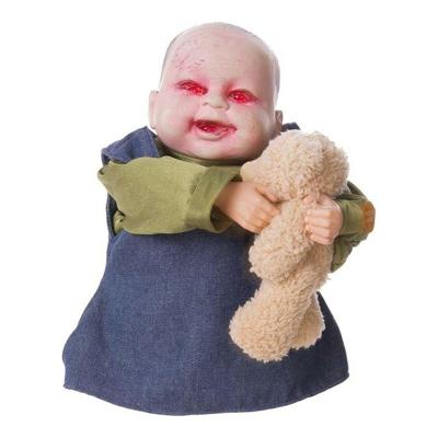 Halloween Decoraties My Other Me Lichten Bewegings Kwaadaardige Pop met geluid (24 x 19 x 20 cm)