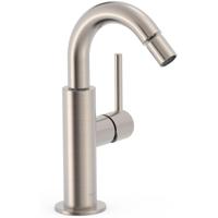 Bidetmengkraan Tres Study Exclusive met Hendel Gebogen Uitloop Rond RVS - thumbnail