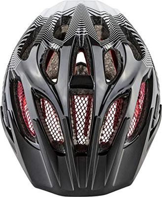 Olympic Sportswear Alpina sports kinderhelm fb jr. 2.0 50-55 zwart/wit/rood - thumbnail