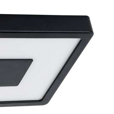 Eglo Vierkante plafondlampIphias 2 IP44 zwart - 900283