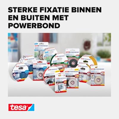 tesa MIRROR 55734-00000-02 Montagetape tesa Powerbond Wit (l x b) 5 m x 38 mm 1 stuk(s)