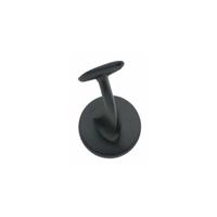 Intersteel Leuninghouder blind hol zadel - mat zwart - thumbnail