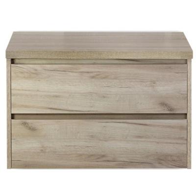Dante Badmeubelset 80 cm - Craft Oak - Wastafelbovenblad