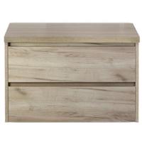 Dante Badmeubelset 80 cm - Craft Oak - Wastafelbovenblad - thumbnail