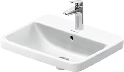 Inbouwwastafel Duravit No.1 Met Kraangat Met Overloop 55x43.5x17.5cm Hoogglans Wit - thumbnail