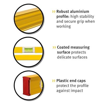 Stabila Type 80 AS 19164 Metalen waterpas 50 cm Stabila Type 80 AS 19164 Metalen waterpas 50 cm