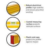 Stabila Type 80 AS 19164 Metalen waterpas 50 cm - thumbnail