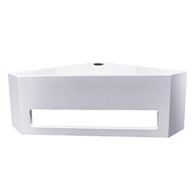 Wiesbaden Julia hoekfontein Solid surface 35 x 35 x 16 cm mat wit