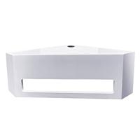 Wiesbaden Julia hoekfontein Solid surface 35 x 35 x 16 cm mat wit - thumbnail