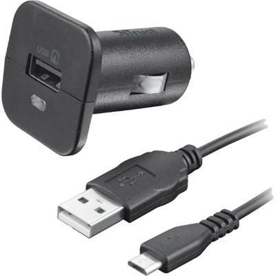 Trust 5W Car Charger met Micro-USB-kabel oplader