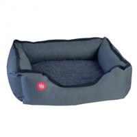 GLOVII GPETH Verwarmd Huisdierbed | Elektrische Onderlegger Voor Honden En Katten | Verwarmingselement Van Koolstofvezels, 2 Temperatuursensoren, Veilig Netsnoer | Machinewasbaar, Grijs, 60 X 50 Cm - thumbnail