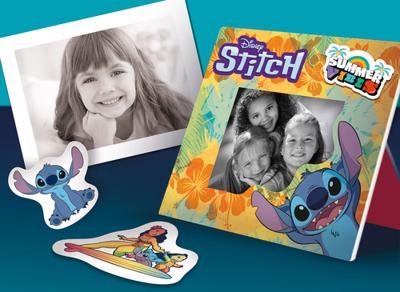 Instant Camera - HI TECH - PRINT CAM - STITCH - Dubbele lens, effecten en frames, direct printen