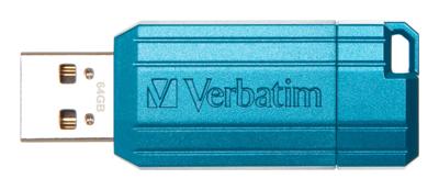 Verbatim USB DRIVE 2.0 PINSTRIPE USB-stick 64 GB Blauw 49961 USB-A 2.0 Verbatim USB DRIVE 2.0 PINSTRIPE USB-stick 64 GB Blauw 49961 USB-A 2.0