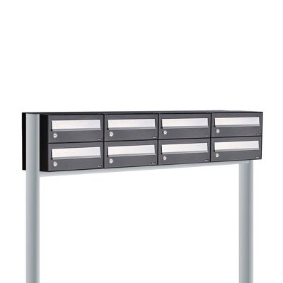 Allux Hive Set 4-Breed, 2-Hoog Met Dak Op Statief Zwart - 40030070_4x2ds
